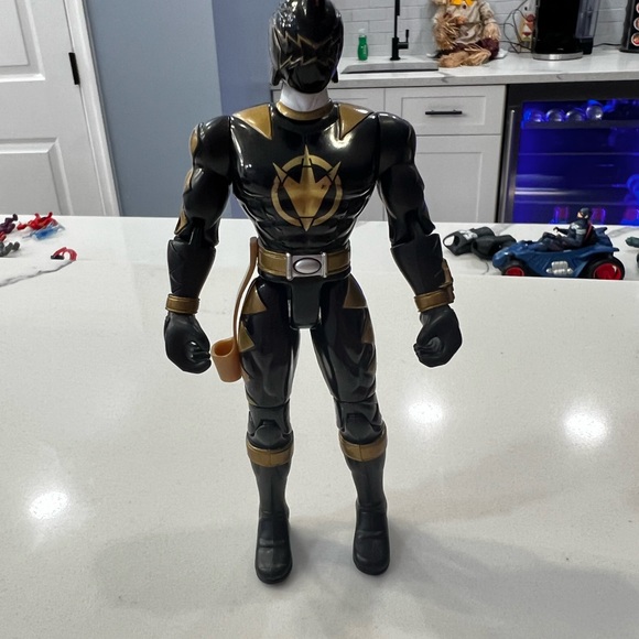 POWER RANGERS DINO THUNDER TALKING BLACK RANGER - Picture 1 of 8